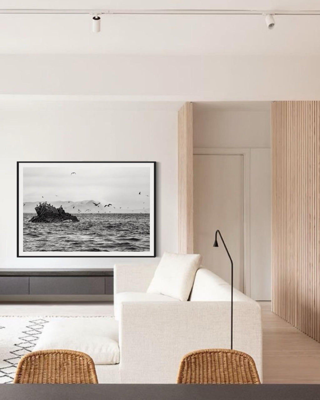 Seabirds in Flight – Black and White Fine Art Print  - Limited Edition of 100