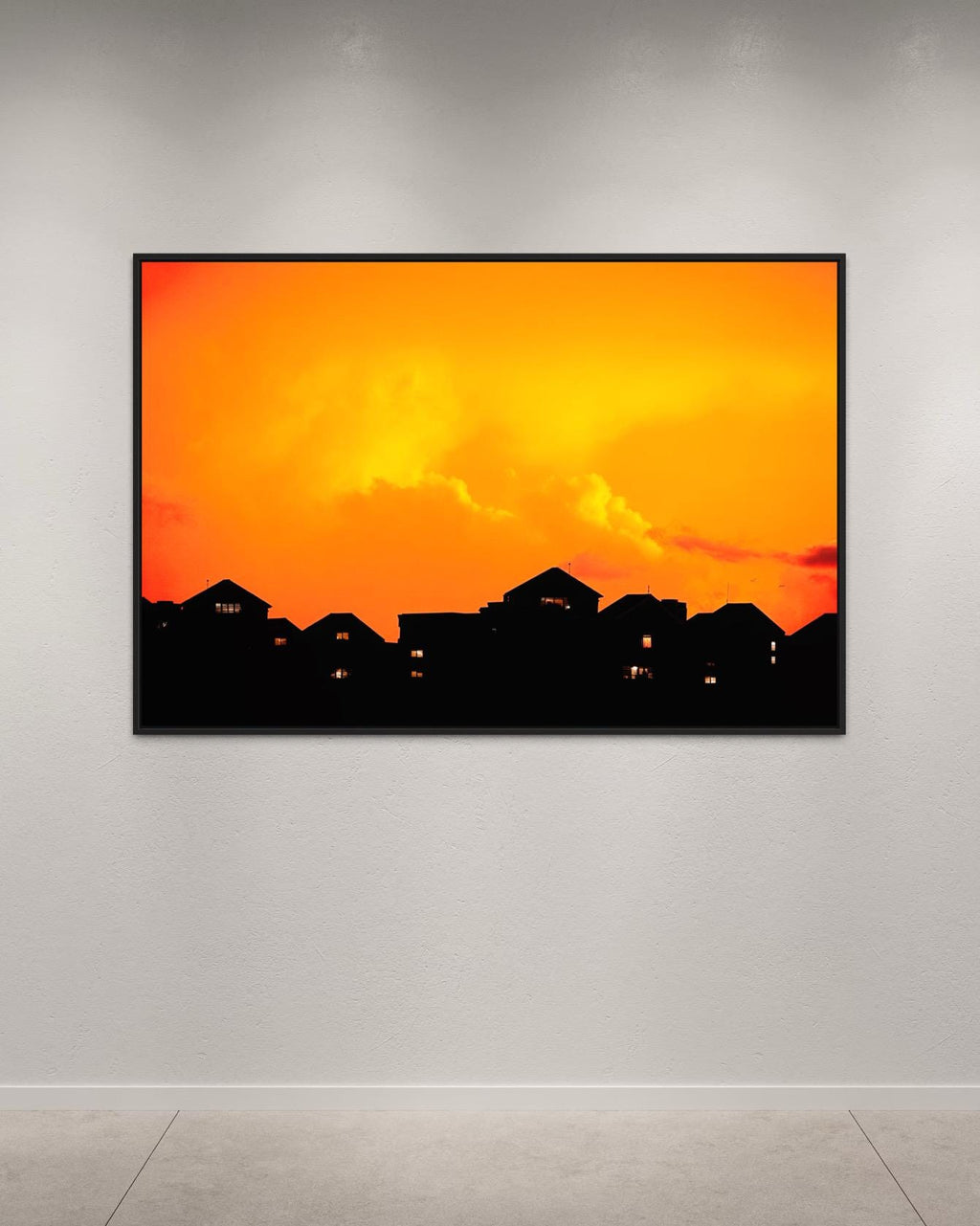 Sunset Skyline Fine Art Print