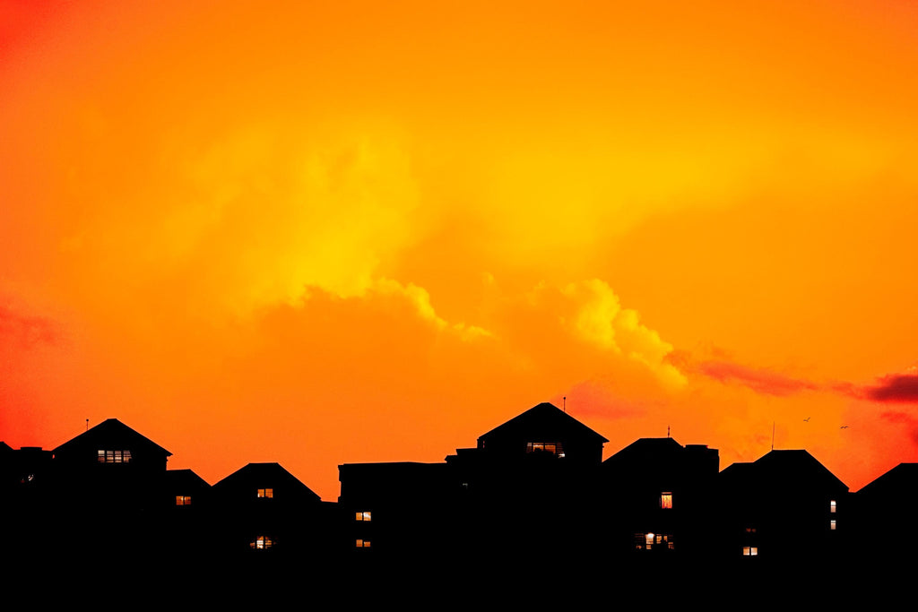 Sunset Skyline Fine Art Print