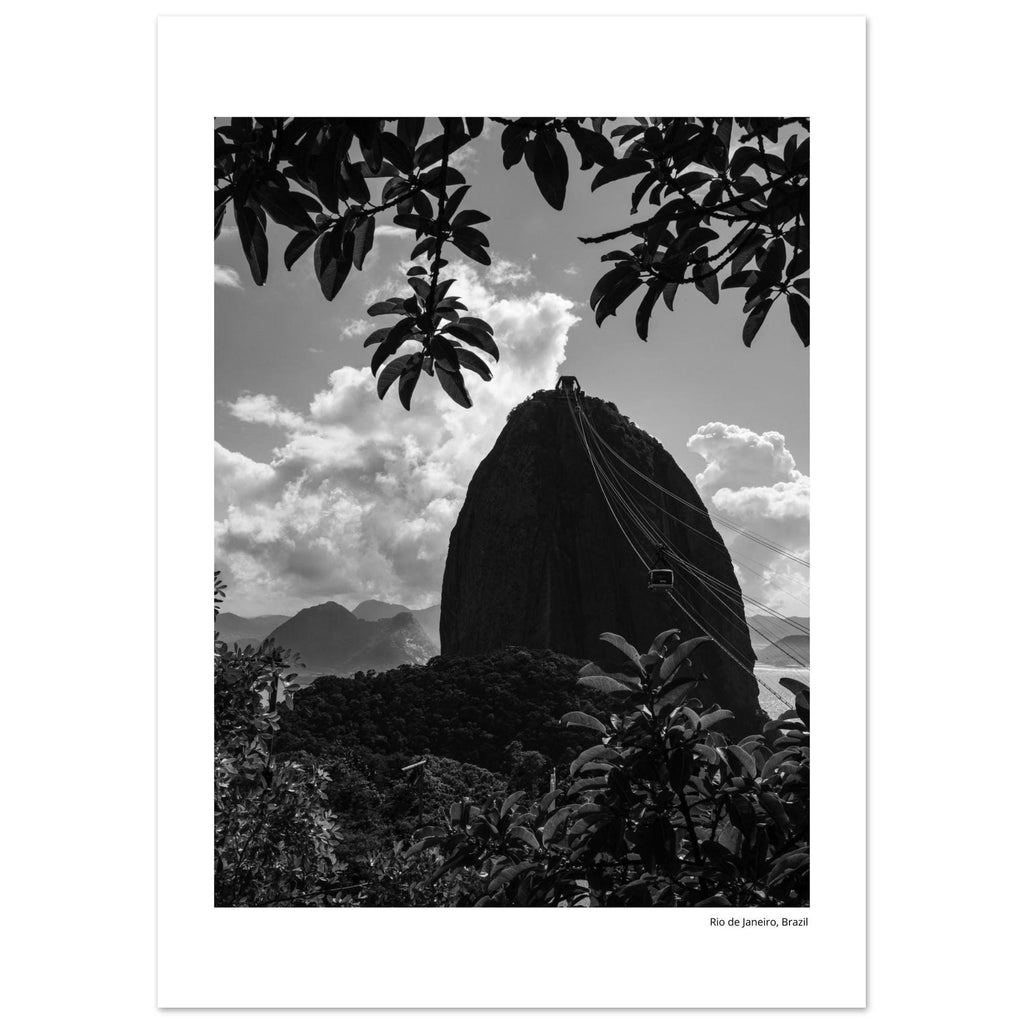 Sugarloaf Mountain – Black and White Fine Art Print