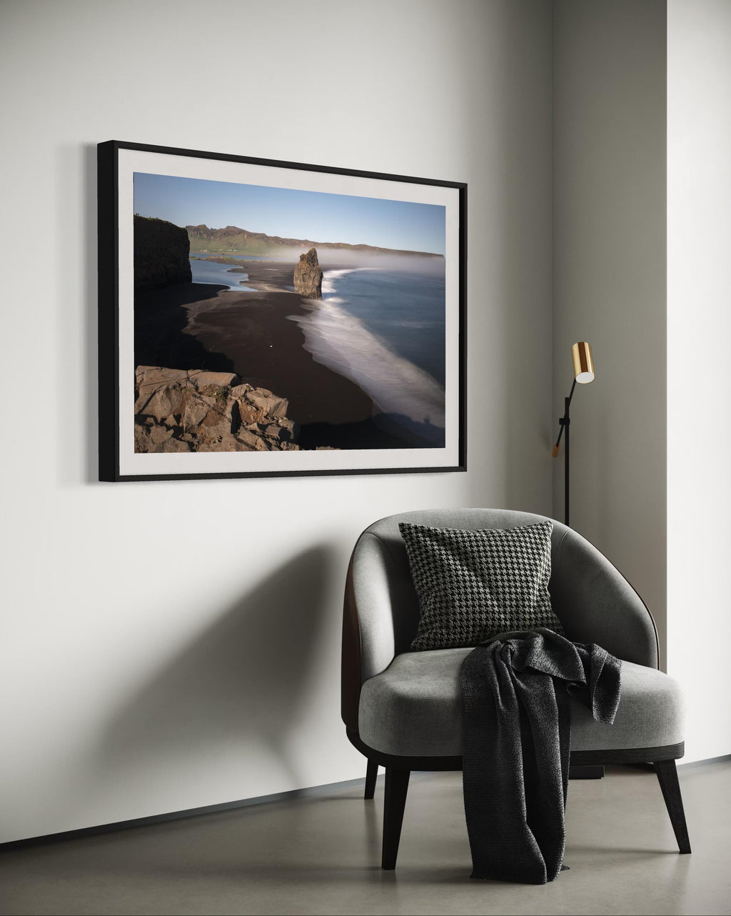Black Sand Coastline – Fine Art Photography Print - Limited Edition of 100