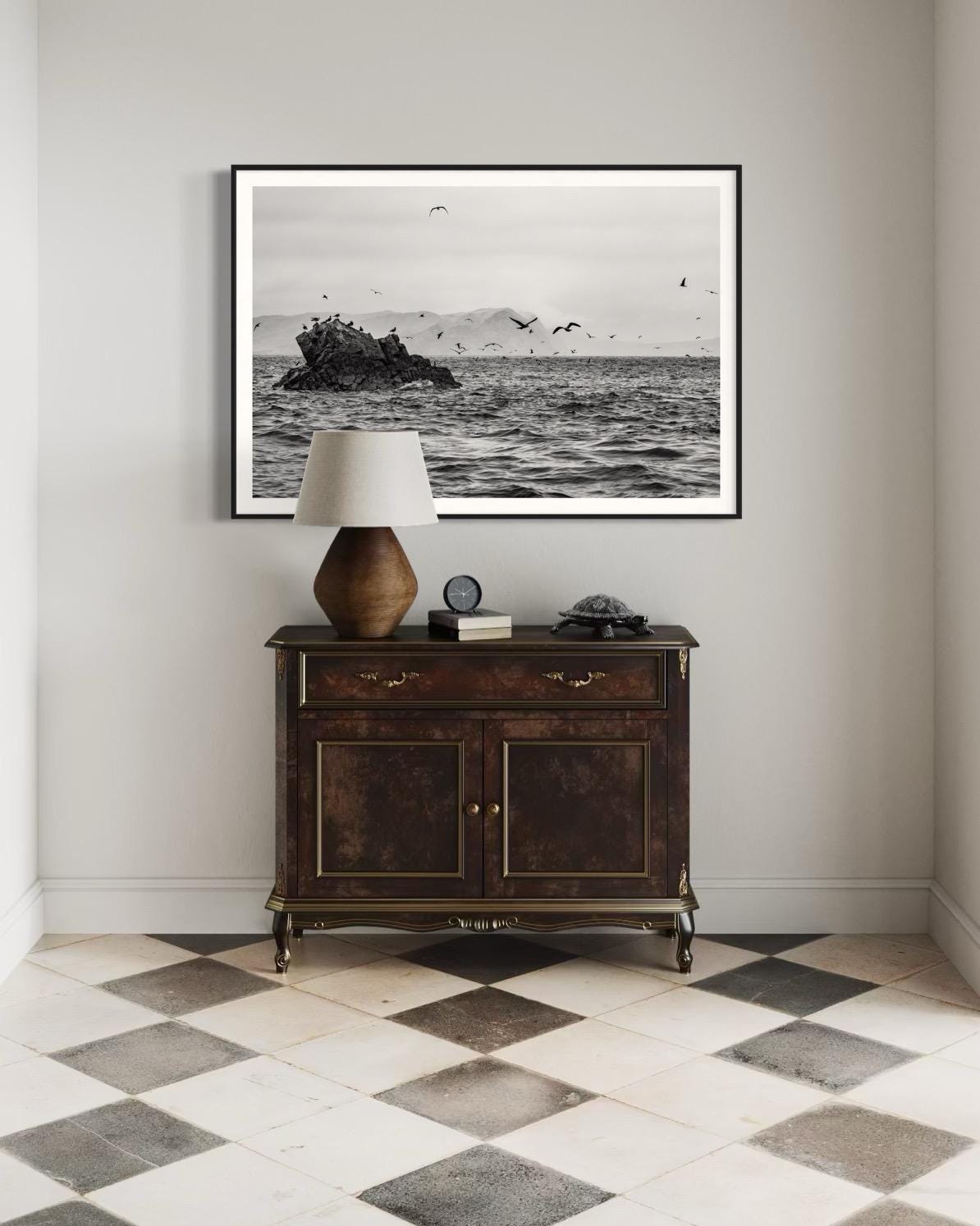 Seabirds in Flight – Black and White Fine Art Print  - Limited Edition of 100
